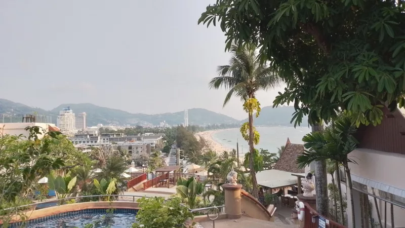 View toward Patong Beach From Novotel Phuket Resort April 2023